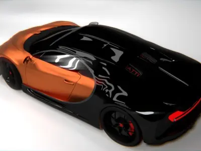 Andrew Tate Buggati 3D model