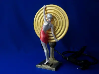 Art Deco Lamp 1 3D print model