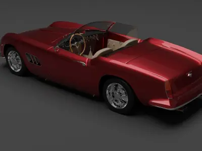 Ferrari 250 GT California Spyder 1962 3D model