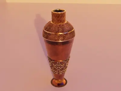 Medieval Flower Vase 9 Low-poly 3D model