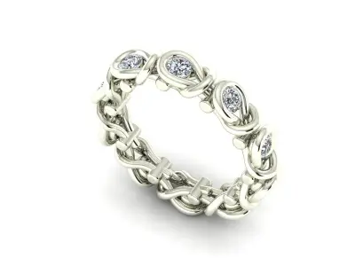 Band Ring 3D print model