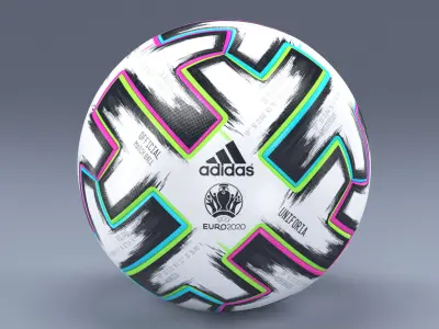 Uniforia 2020 - Official Euro Cup Match Ball - Adidas 3D model