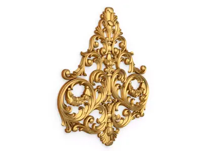 carved classic decorative ornament cnc 3d printing stl 58 3D model