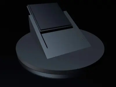 American Bulldog Head Portrait STL-3D Printing File High Polygon 3D print model