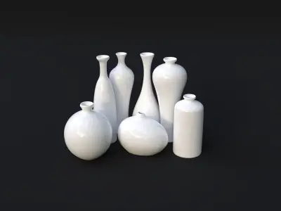 Vases vase Low-poly 3D model