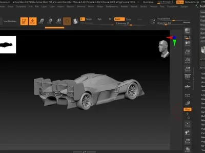 ASTONMARTIN VALKYRE LMH 2024 3D PRINT MODEL 3D print model