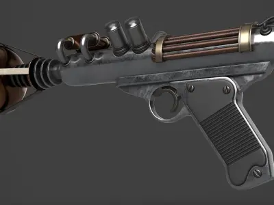 Fantasy Gun 22 3D model