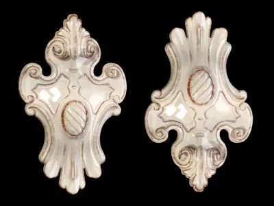 Classic carved 116 3D model
