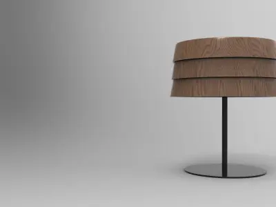 Cylo Table Lamp Low-poly 3D model