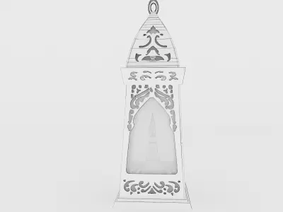 f12a Ramadan lantern fanous 3D model