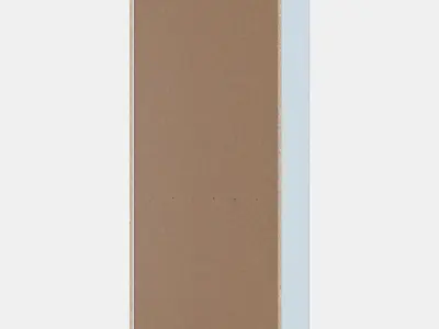 BILLY Bookcase w hght ext ut-pnl-glss drs 3D model