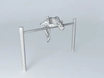 high jump Free 3D model