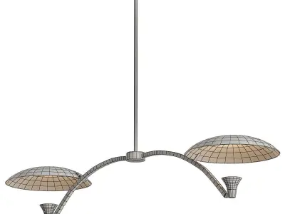 CASWELL ISLAND CHANDELIER 3D model