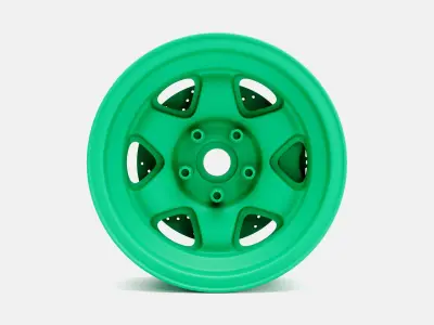 15x8 American Racing TA70 Wheel and Brake 3D print model