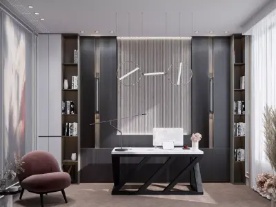 interior design office  3D model