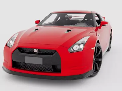 NISSAN GTR R35 2010 3D model