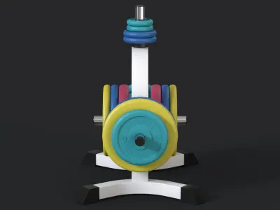 Barbell Plate 3D model