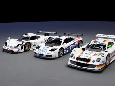 Holy Trinity 90s Car Pack  3D model