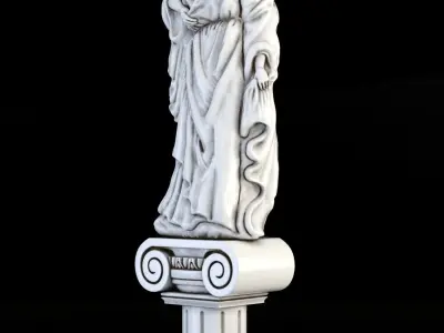 Statue of leady 3D print model