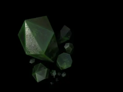 Dark Crystal Free low-poly 3D model