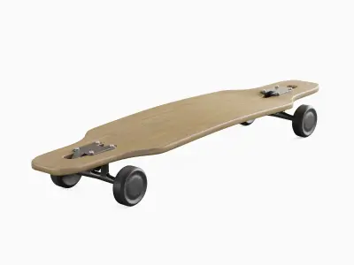 Longboard Set 3D model