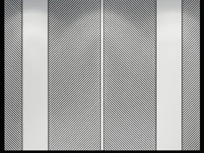 Decorative wall panel and headboard 2 3D model