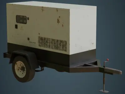Generator 3B Low-poly 3D model