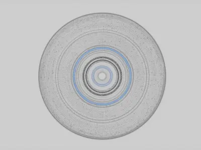 Saucer Concept 7  Free 3D model