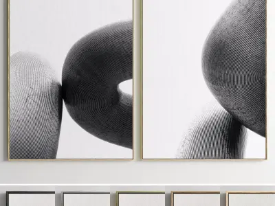 Photo Frame 06 Low-poly 3D model