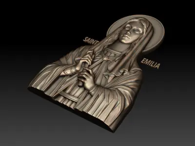 Saint Emilia of Caesarea 3D print model