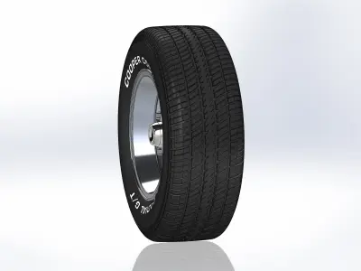 Wheel Appliance-Wheels Dia-Mag 14inch for scale model 3D print model