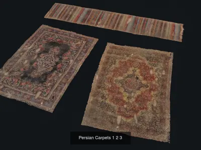 Carpets 3D Model Collection