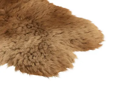 Forsyth Sheepskin Rug 3D model