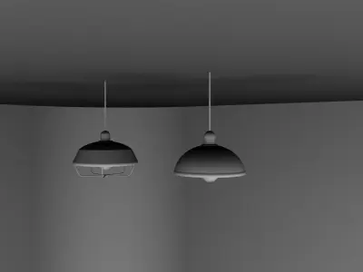 HANGING BULB Low-poly 3D model