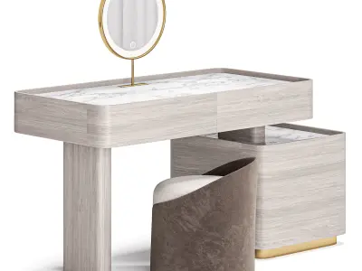 Luxurious Dressing Table By litfad 3D model