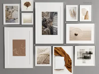 pak Art Frame 300 3D Model Collection