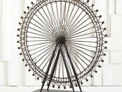 London Eye Sculpture 3D model