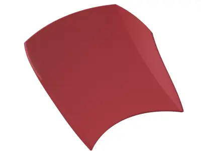 Plastic Exquisite Car Bonnet Toy 3D model