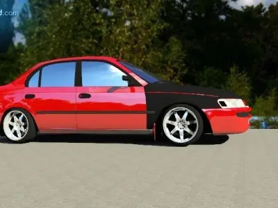 toyota corolla seg twin cam 3D model