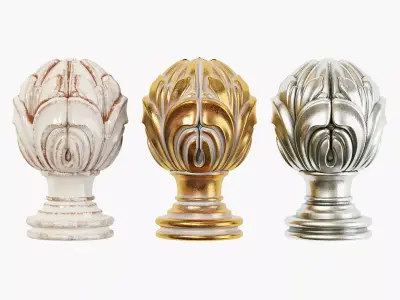 Classic carved 228 3D model