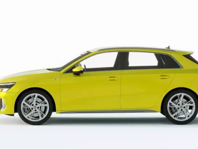 Audi A3 2021 3D model