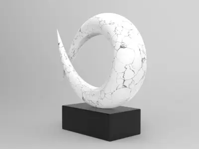 Kamisu Vase Low-poly 3D model
