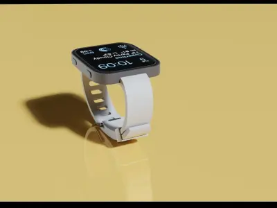 Digital Watch 3D model