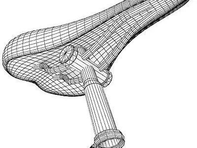 3D Bike Seat  3D model