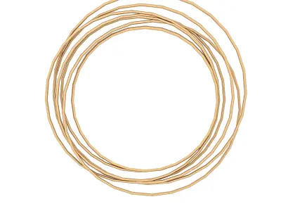 3D decorative mirror Low-poly 3D model