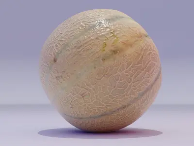 Melon Low-poly 3D model