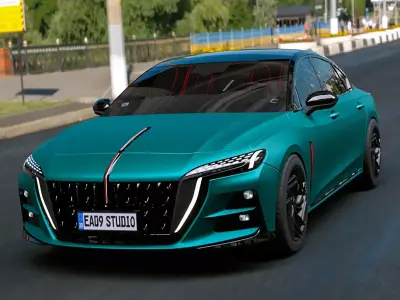 Hongqi H6 2025 3D model