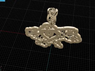 Ukraine Pendant 3D print model