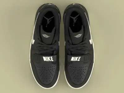 Air Jordan Legacy 312 Low black Phantom Low-poly 3D model