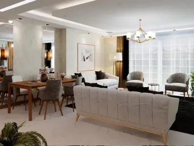 INTERIOR DESIGN 3D model 6